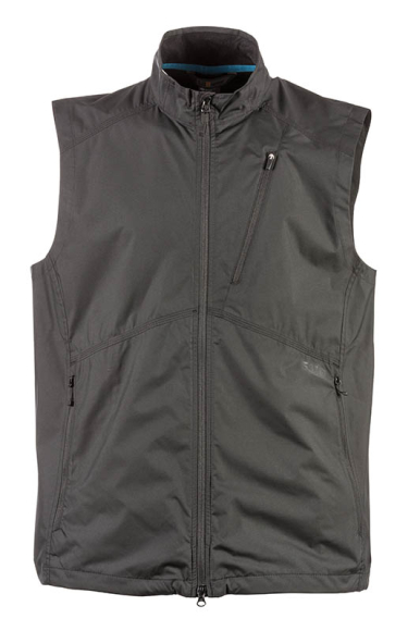5.11 Tactical CASCADIA Windbreaker Vest, Sort, fronten.