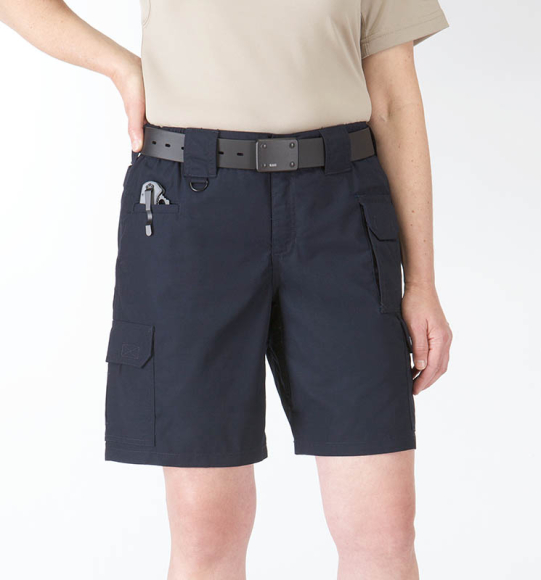 Taclite shorts, Front,  fra 5.11 Tactical. Farven Dark Navy.