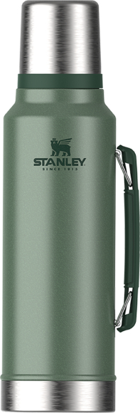STANLEY Legendary Classic Bottle 1,0 liter, Hammertone Green