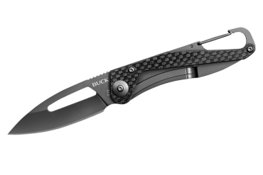 BUCK Apeks foldekniv, Carbon, udfoldet.