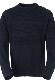 Asivik North Sea uld sweater, marineblå