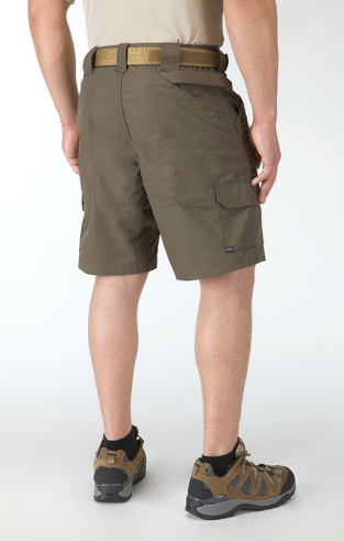 Taclite shorts bag fra 5.11 Tactical. Farven Tundra.